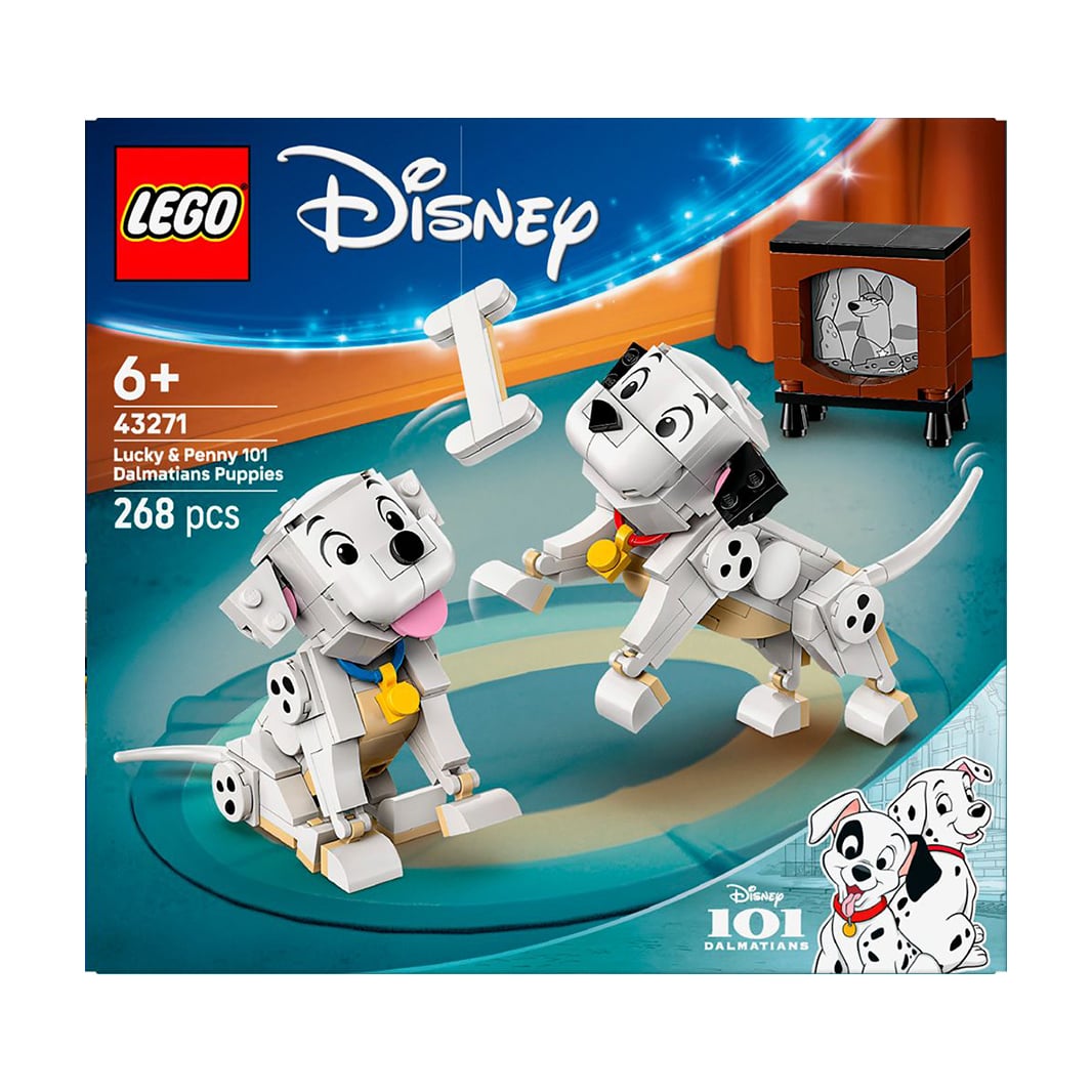 Конструктор LEGO Disney 101 далматинець: Лакі та Пенні, 268 деталей, від 6 років (43271)
